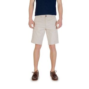 Borghese Beige Cotton Bermuda Men's Shorts